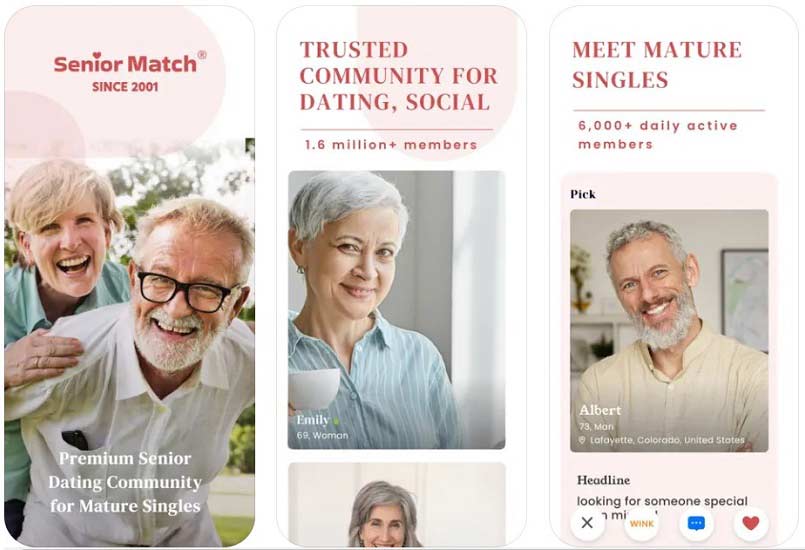 Senior Match iOS App